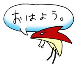 bento apple rabbit sticker #11433348