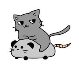 plated bad cat sticker #11433438