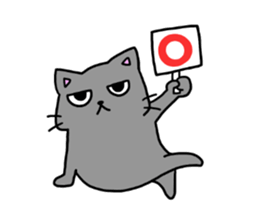 plated bad cat sticker #11433440