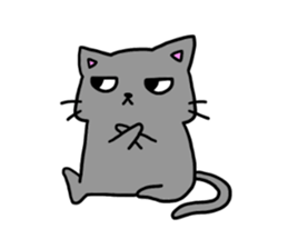 plated bad cat sticker #11433441