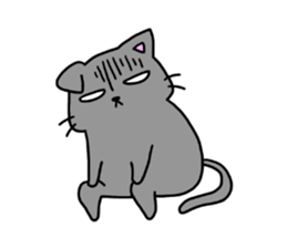plated bad cat sticker #11433446