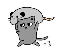 plated bad cat sticker #11433450