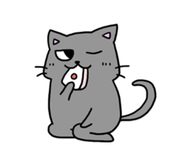 plated bad cat sticker #11433453