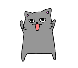 plated bad cat sticker #11433459