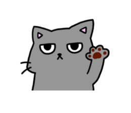 plated bad cat sticker #11433463