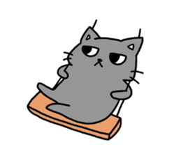 plated bad cat sticker #11433468