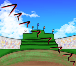 Stamp to relay baseball sticker #11433624