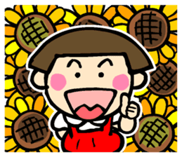 Showa retro girl 5 sticker #11433647