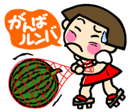 Showa retro girl 5 sticker #11433649