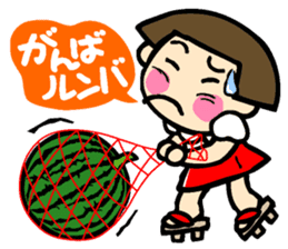Showa retro girl 5 sticker #11433649