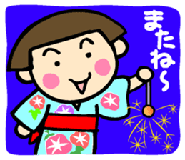 Showa retro girl 5 sticker #11433652