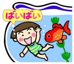Showa retro girl 5 sticker #11433656