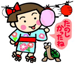 Showa retro girl 5 sticker #11433660