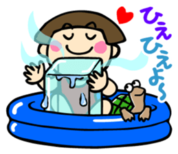 Showa retro girl 5 sticker #11433664