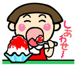 Showa retro girl 5 sticker #11433666