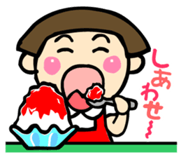 Showa retro girl 5 sticker #11433666