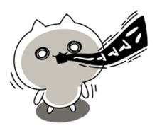Very languid cat2 sticker #11434267