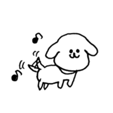 loose dog life sticker #11434477