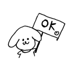 loose dog life sticker #11434479