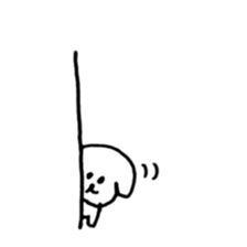 loose dog life sticker #11434482