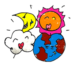 Clouds of love ($_$) sticker #11435232