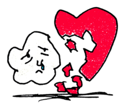 Clouds of love ($_$) sticker #11435233