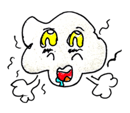 Clouds of love ($_$) sticker #11435235