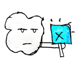 Clouds of love ($_$) sticker #11435248