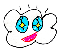 Clouds of love ($_$) sticker #11435251