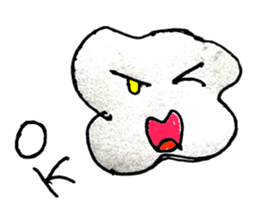 Clouds of love ($_$) sticker #11435252