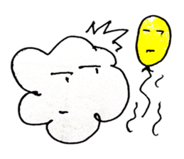 Clouds of love ($_$) sticker #11435260