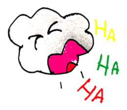 Clouds of love ($_$) sticker #11435262