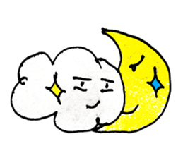 Clouds of love ($_$) sticker #11435266