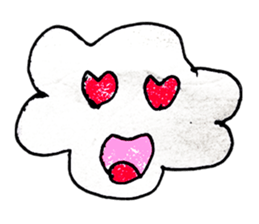 Clouds of love ($_$) sticker #11435270