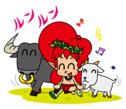 Okinawan KIJIMUNA and Friends2 sticker #11435274