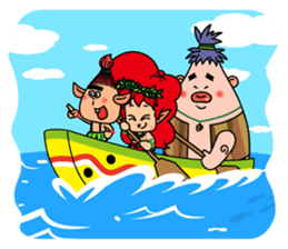 Okinawan KIJIMUNA and Friends2 sticker #11435284