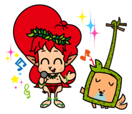 Okinawan KIJIMUNA and Friends2 sticker #11435299