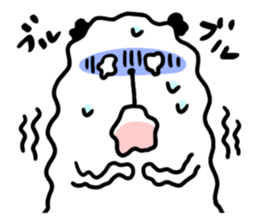 an emotional dog sticker #11435621