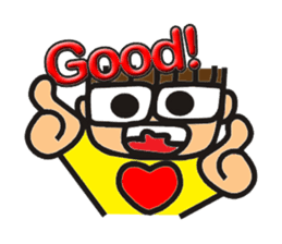 Lively boy-From the heart sticker #11435681