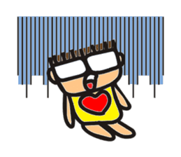 Lively boy-From the heart sticker #11435689