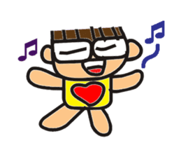 Lively boy-From the heart sticker #11435692