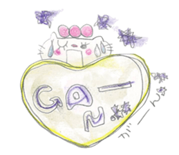 ''Lovely cat'' by HAPPY-HAPPY 6th sticker #11435877