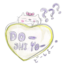 ''Lovely cat'' by HAPPY-HAPPY 6th sticker #11435881