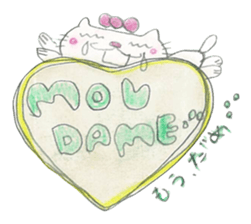 ''Lovely cat'' by HAPPY-HAPPY 6th sticker #11435882