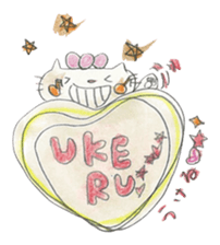 ''Lovely cat'' by HAPPY-HAPPY 6th sticker #11435886