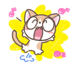Daily life of Kansai cat sticker #11435913