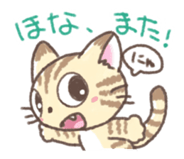 Daily life of Kansai cat sticker #11435917