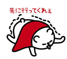 Funny hero! "SHIROKUMA" Part 3 sticker #11436044