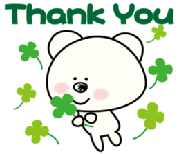 white bear & soft tennis sticker #11436160