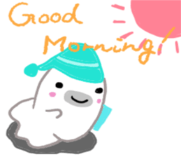 Daily life of a seal family sticker #11436352